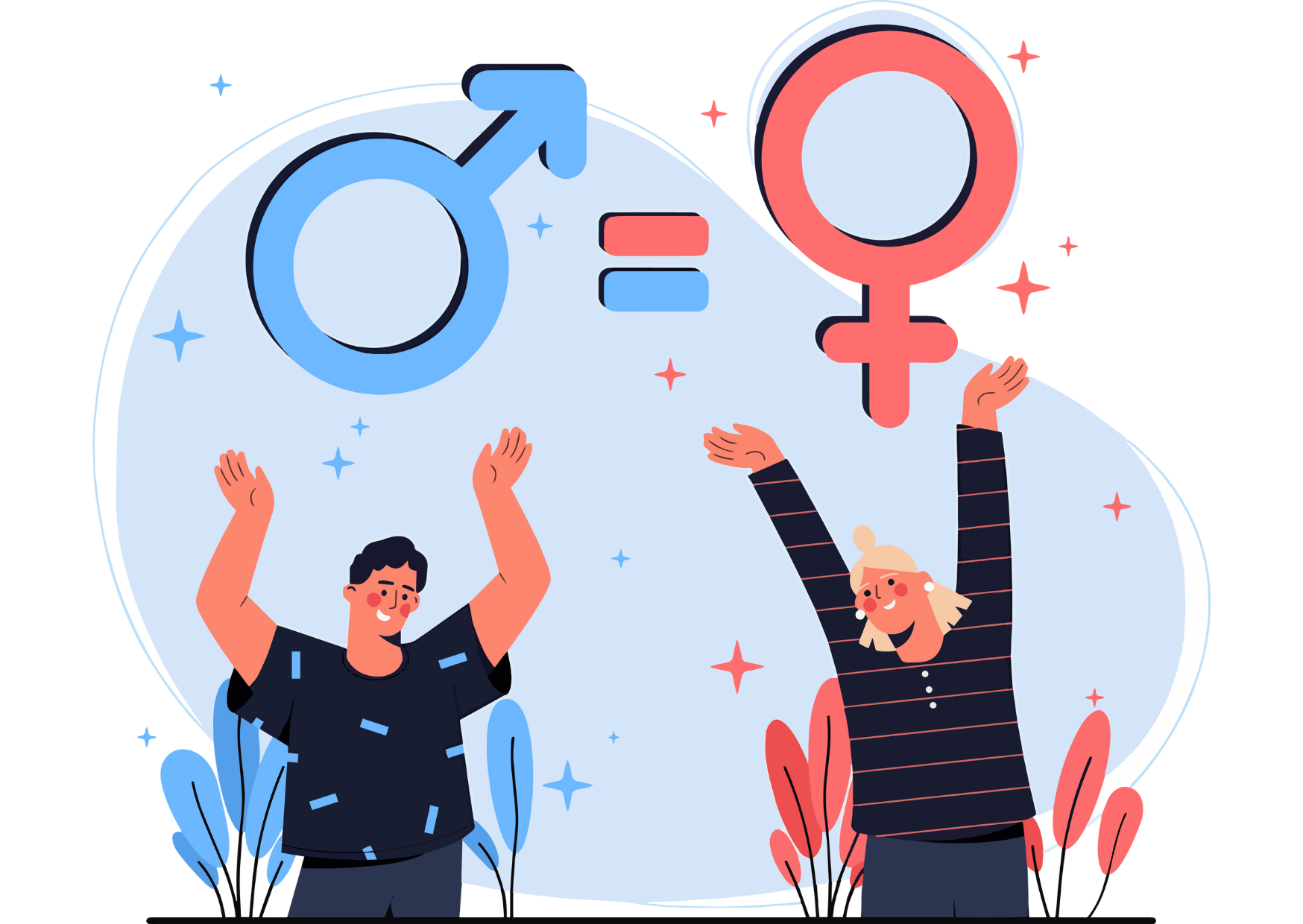 Erkennen En Waarderen Van De Man-Vrouw-Verschillen